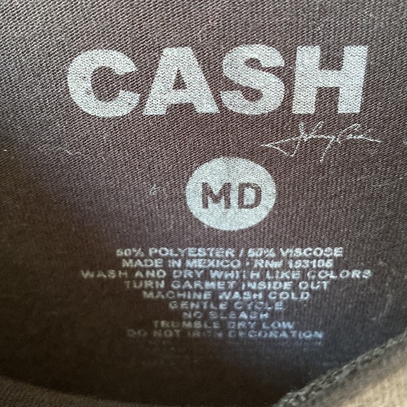 johnny cash black Classic boho Unisex T-Shirt, Size M - Picture 6 of 10